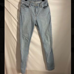 Super Skinny Light Blue High Waisted 710 Levi’s